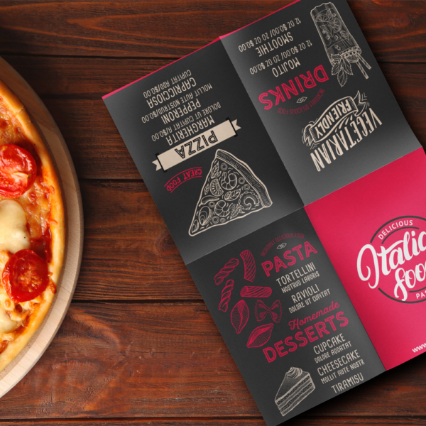 Folletos Pliegue en Cruz (Francés)