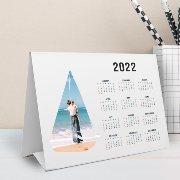 Calendario plegable