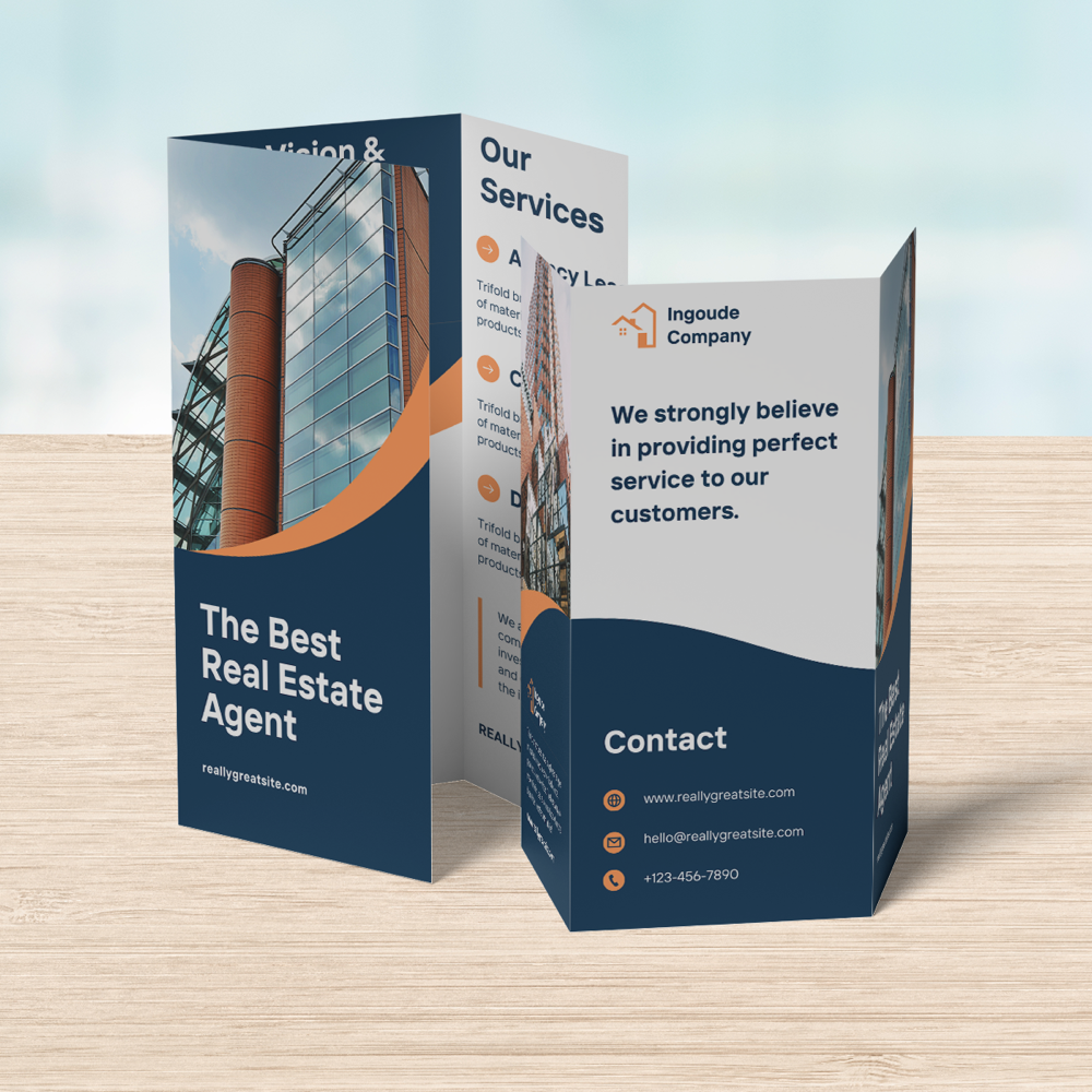 Folletos Plegados Trípticos