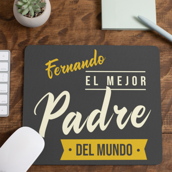 Alfombrilla personalizada El mejor padre del mundo