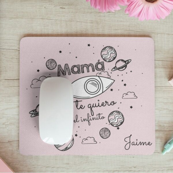 Alfombrilla personalizada Mamá te quiero hasta...