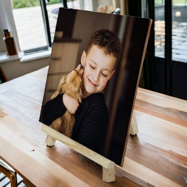 Azulejo Personalizado 20 x 20 con caballete de...