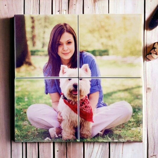 Azulejo Personalizado Mosaico 4 unidades