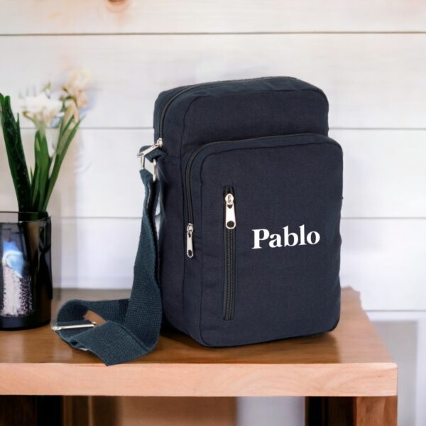 Bandolera Azul Marino Grande Personalizada