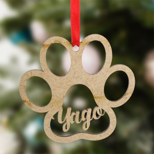 Bola de Navidad en Madera Personalizada con...