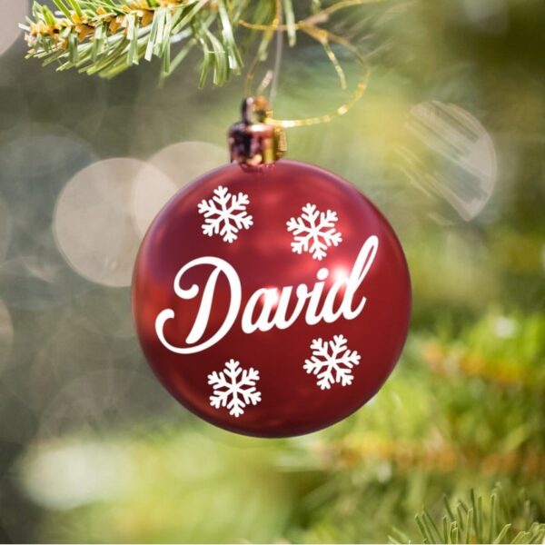 Bola de Navidad Personalizada con Nombre