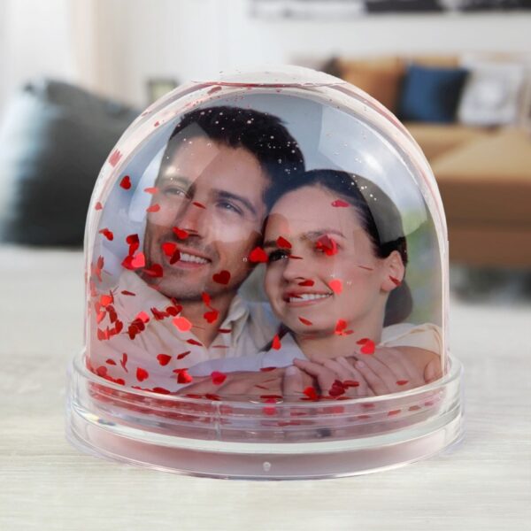 Bola de Nieve Personalizada (Corazones)