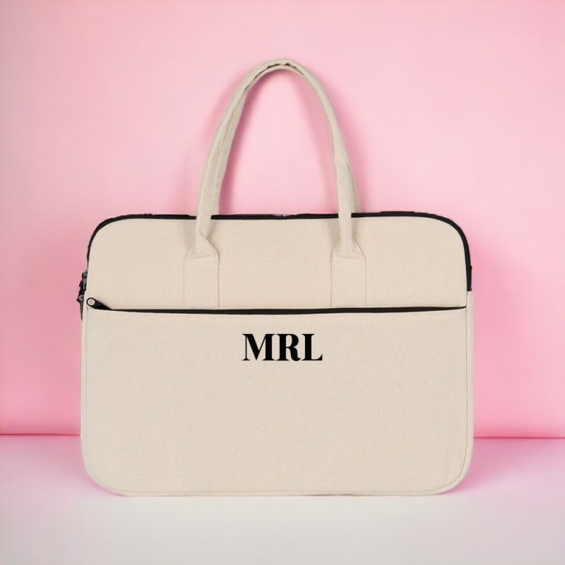 Bolsa de Trabajo Color Natural para Tablet y...