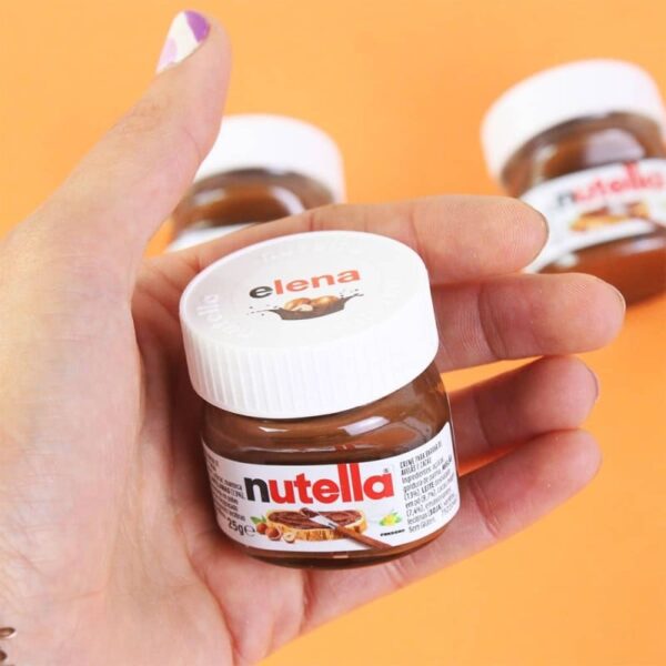Bote Mini Nutella Personalizado con Nombre