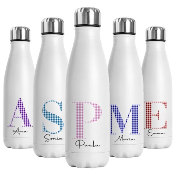 Botella Térmica Personalizada con Inicial...