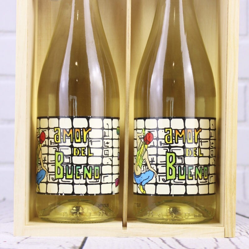 Caja 2 Botellas de Vino Semidulce Ecológico... - Imagen 3