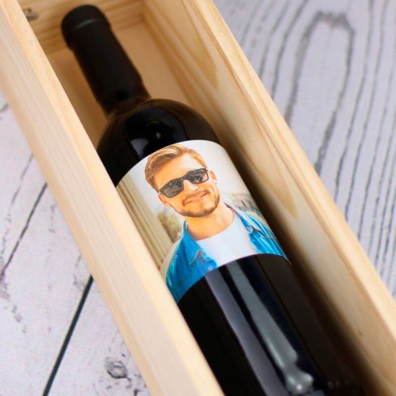 Caja Regalo con Botella de vino Personalizada - Imagen 2