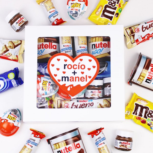 Caja de Chocolates Personalizada para Parejas