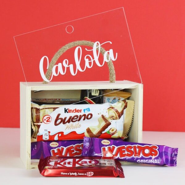 Caja Regalo Chocolatinas con Nombre