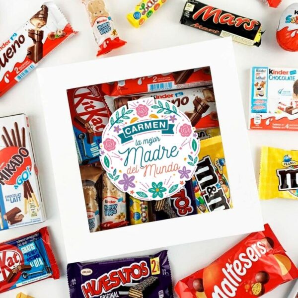 Caja Regalo Personalizada Chocolatinas La Mejor...