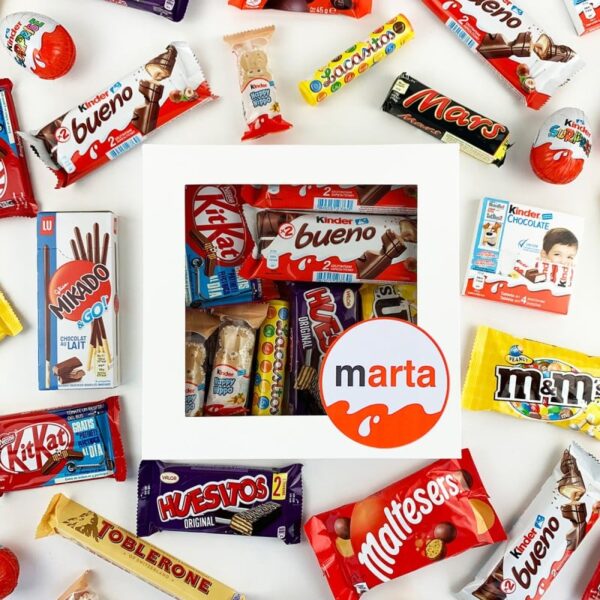 Caja Regalo Chocolatinas Personalizada con Nombre