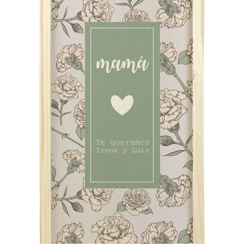 Caja Regalo Personalizada 2 Vinos Blancos Floral - Imagen 4