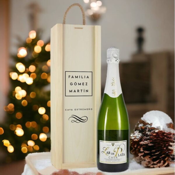 Caja Regalo Personalizada Cava Extremeño