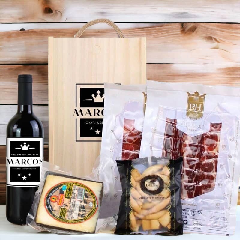 Caja Regalo Personalizada Gourmet Ibérico