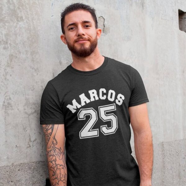 Camiseta Hombre Personalizada con Nombre y Edad