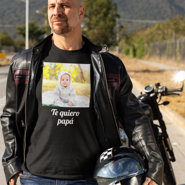 Camiseta Personalizada Negra Hombre