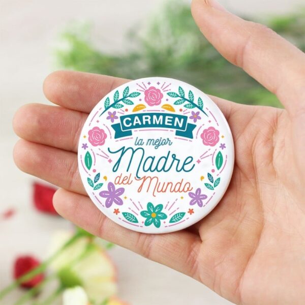 Chpa Imán Personalizado Feliz Día de la Madre