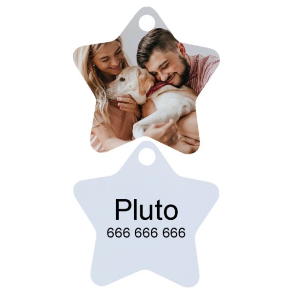 Chapa Estrella Personalizada 2 caras