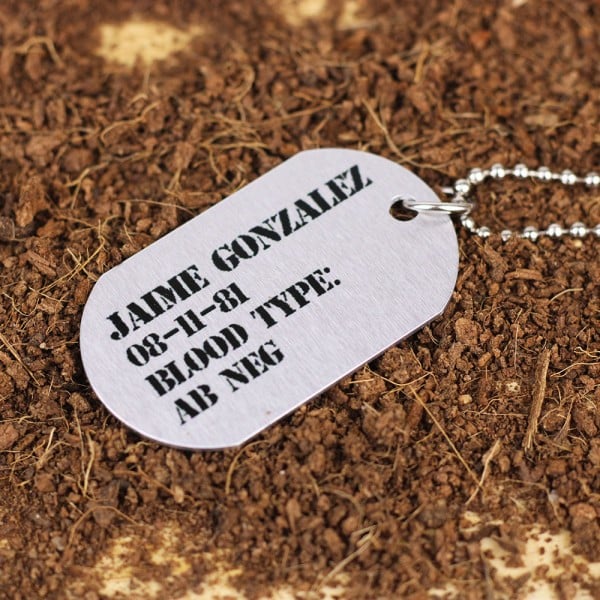 Chapa Militar Personalizada