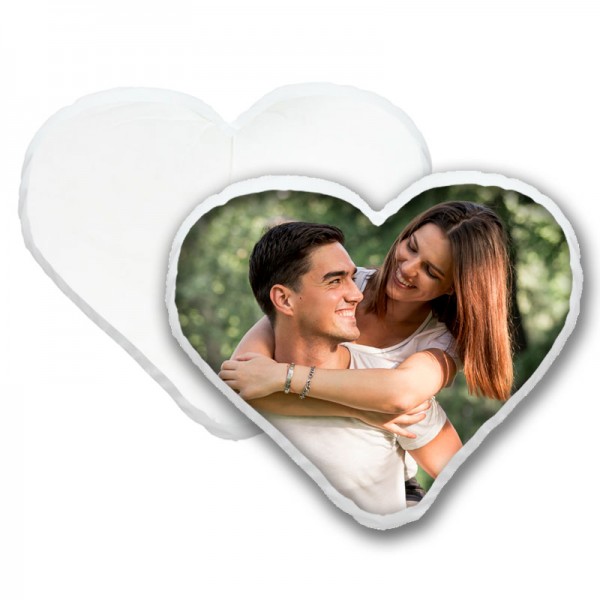 Cojín forma de corazón Impresión a 1 cara