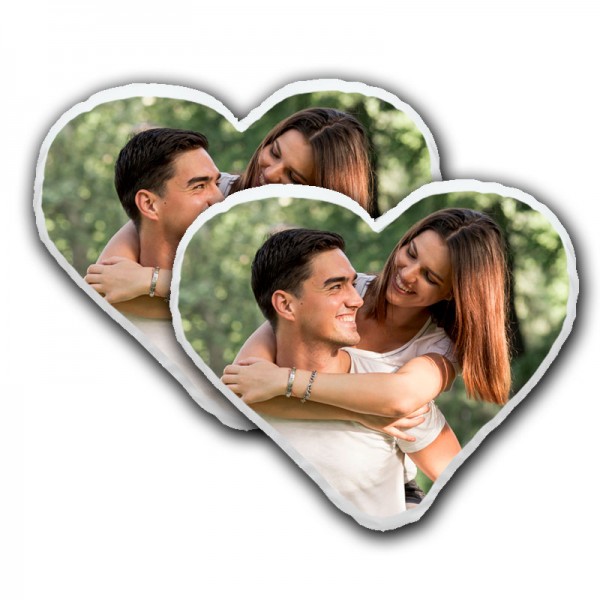 Cojín forma de corazón Impresión a 2 caras