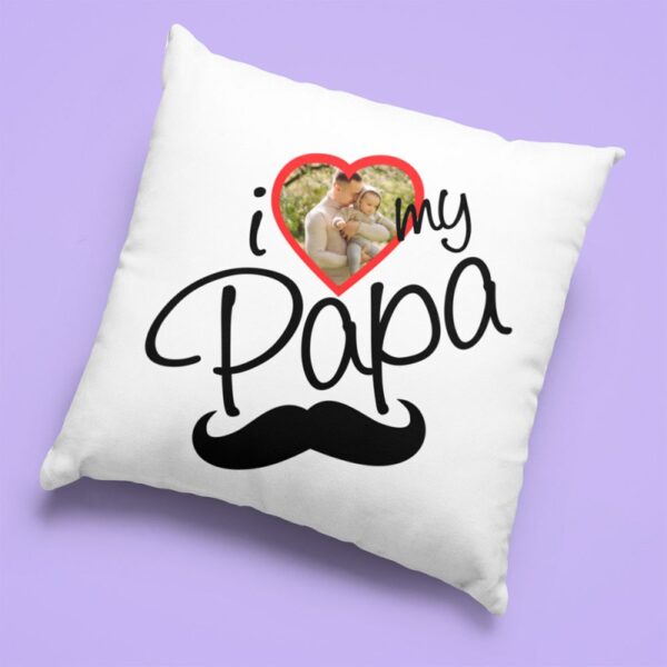 Cojín Personalizado I Love Papa
