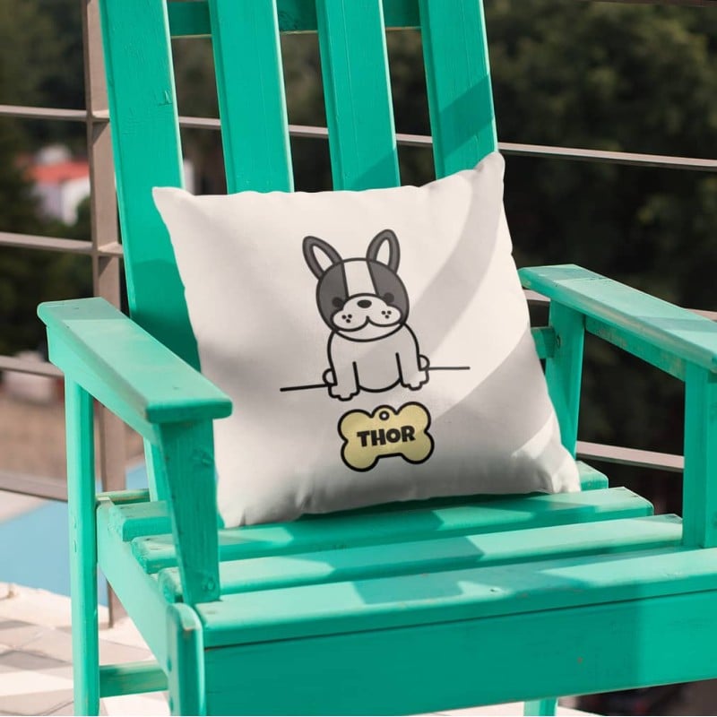 Cojín Personalizado Mascota con Nombre - Imagen 2