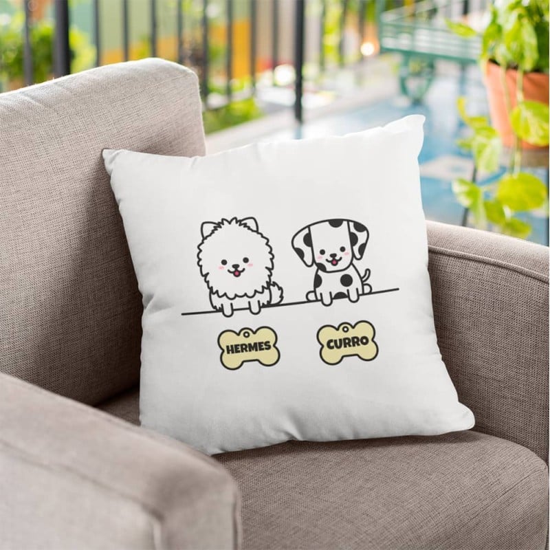 Cojín Personalizado Mascota con Nombre - Imagen 3