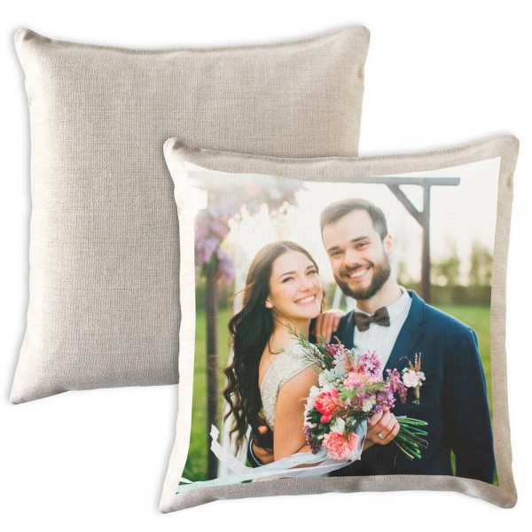 Cojín tipo lino Impresión a 1 cara