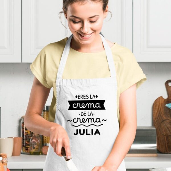 Delantal Personalizado Eres la Crema de la Crema