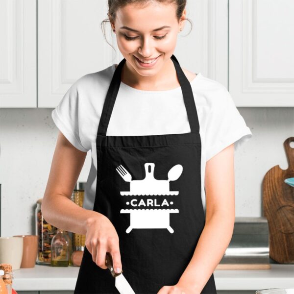 Delantal Personalizado Tabla y Cubiertos