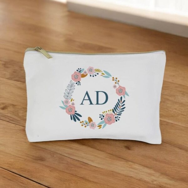 Estuche Neceser Inicial Floral