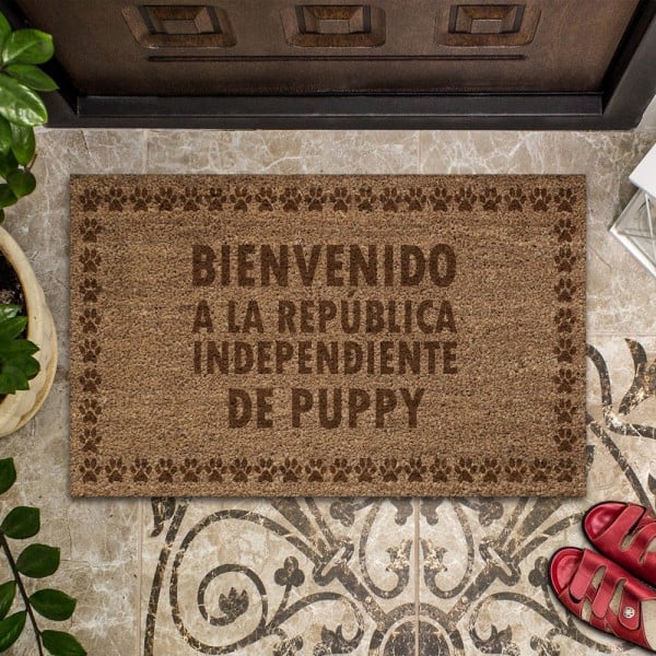 Felpudo Personalizado Bienvenido
