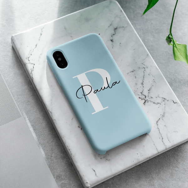 Funda para Móvil Personalizada con Inicial y...