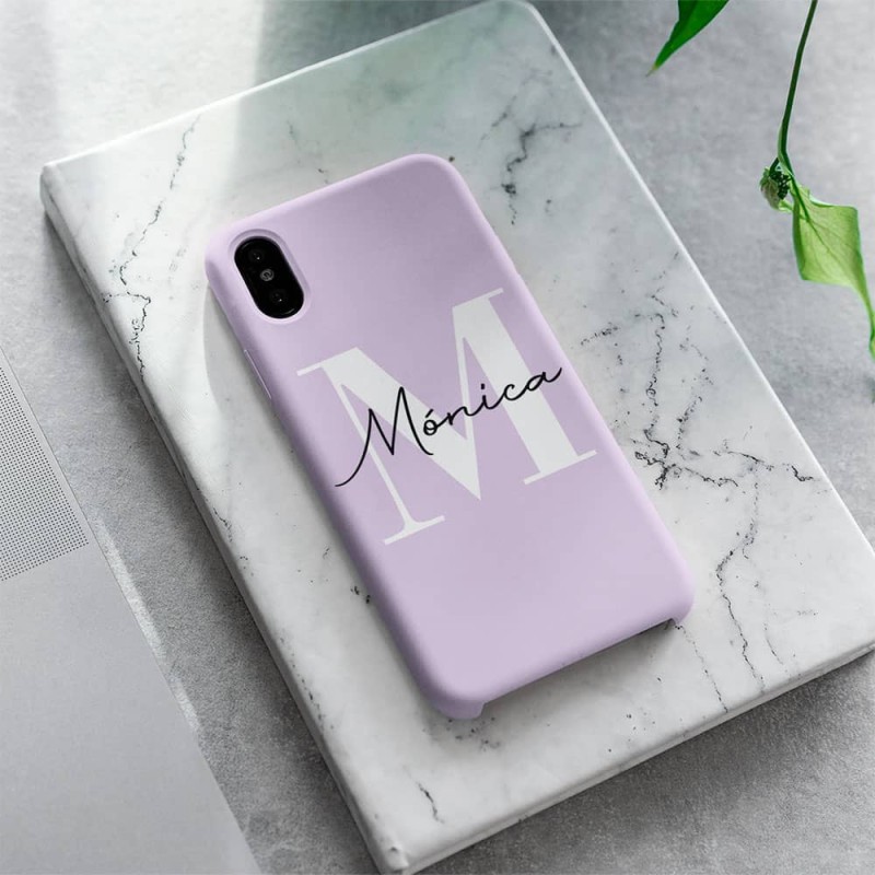 Funda para Móvil Personalizada con Inicial y... - Imagen 3