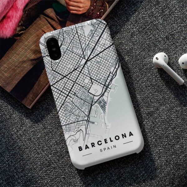 Funda para Móvil Personalizada con Mapa Ciudad