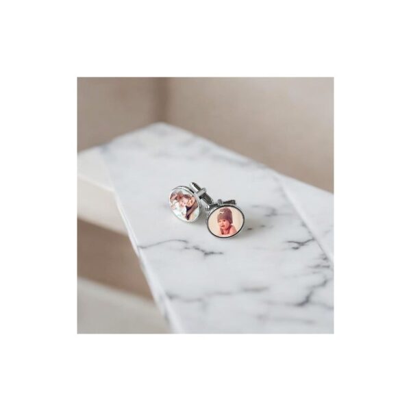 Gemelos personalizados redondos