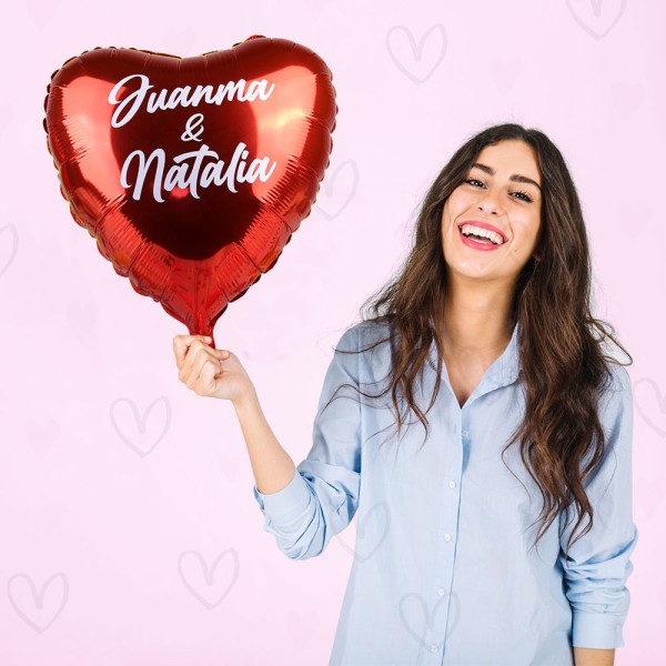 Globo Corazón Personalizado