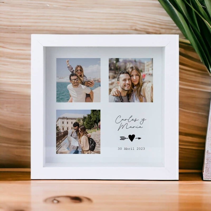Hucha Personalizada 3 Fotos para Parejas - Imagen 3