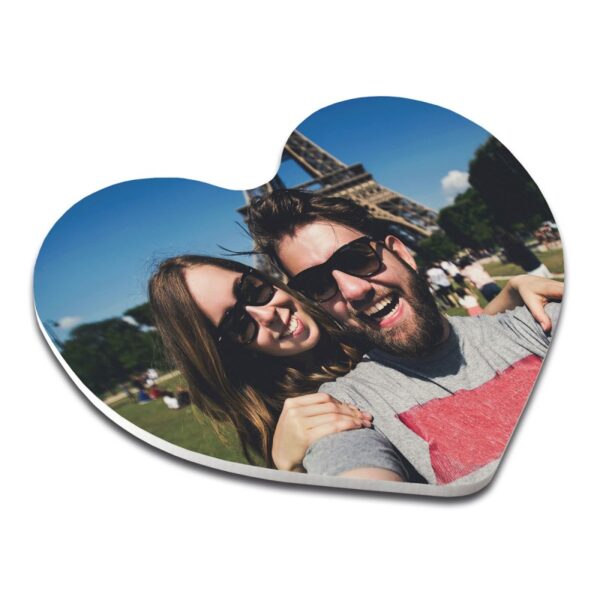 Imán corazón personalizado