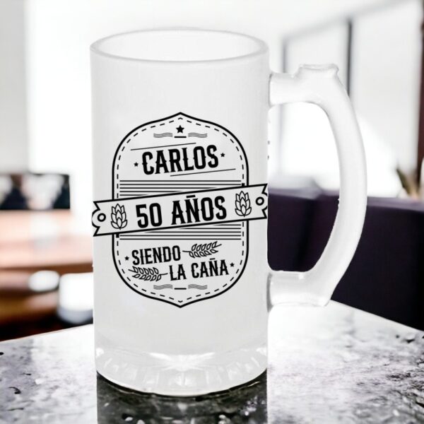 Jarra de Cerveza Cumpleaños