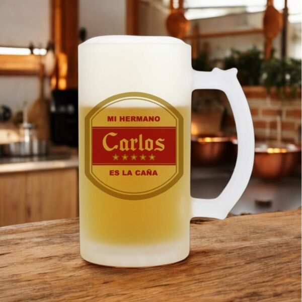 Jarra de Cerveza Personalizada 5 Estrellas