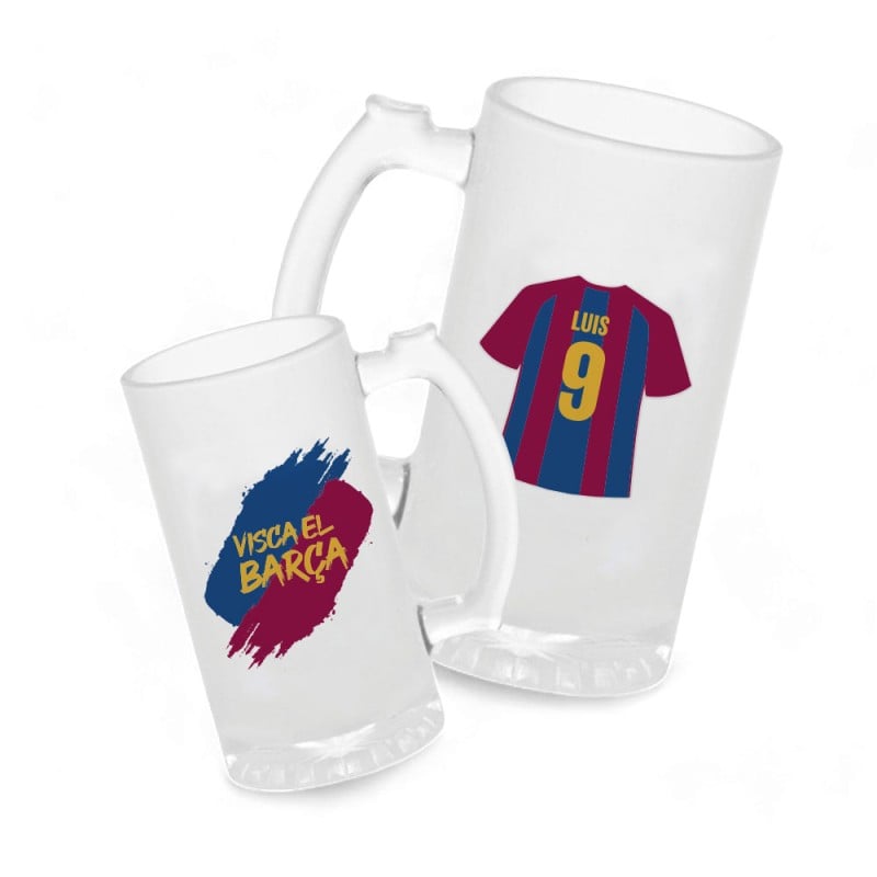 Jarra de Cerveza Personalizada Camiseta Fútbol - Imagen 3