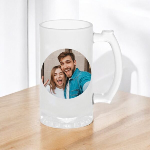 Jarra de Cerveza Personalizada con Foto