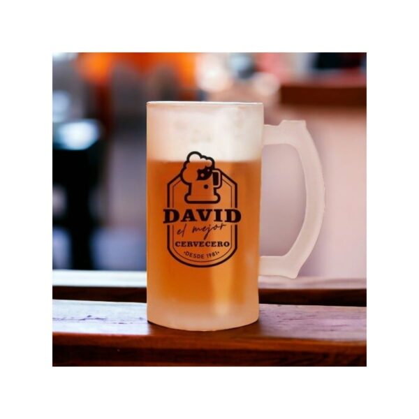 Jarra de Cerveza Personalizada con Nombre